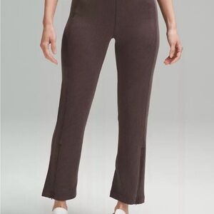 Lululemon Athletica Softstream Brown Boot Cut Cropped Flare Pants